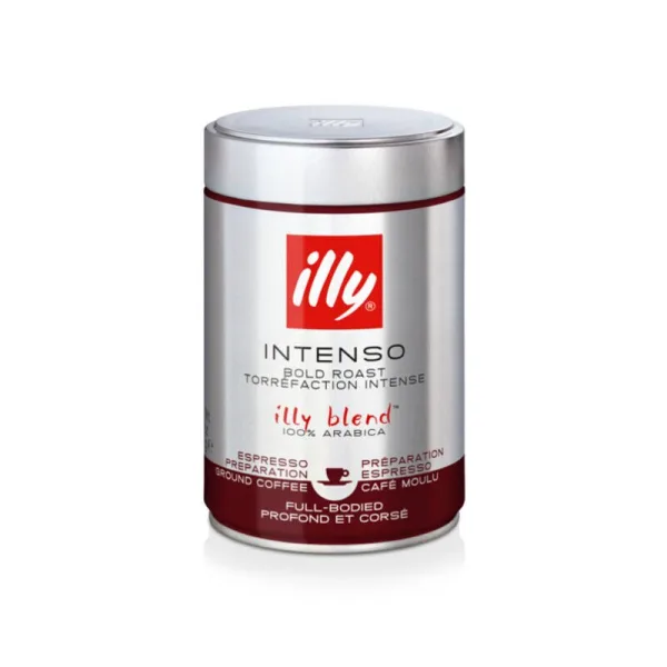 Illy INTENSO donkere branding (250gr GEMALEN koffie)
