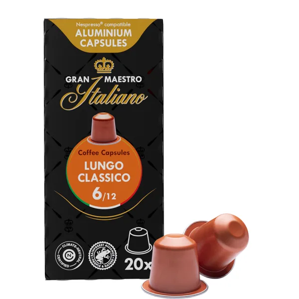 Gran Maestro Italiano Lungo Classico - 20 koffiecups