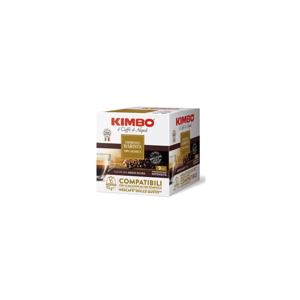 Kimbo BARISTA 100% capsules compatibel Nescafé DOLCE GUSTO apparaten (16 st) HOUDBAARHEID 11/2026