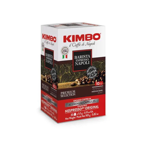 Kimbo NAPOLI capsule compatibel NESPRESSO apparaten (30st )