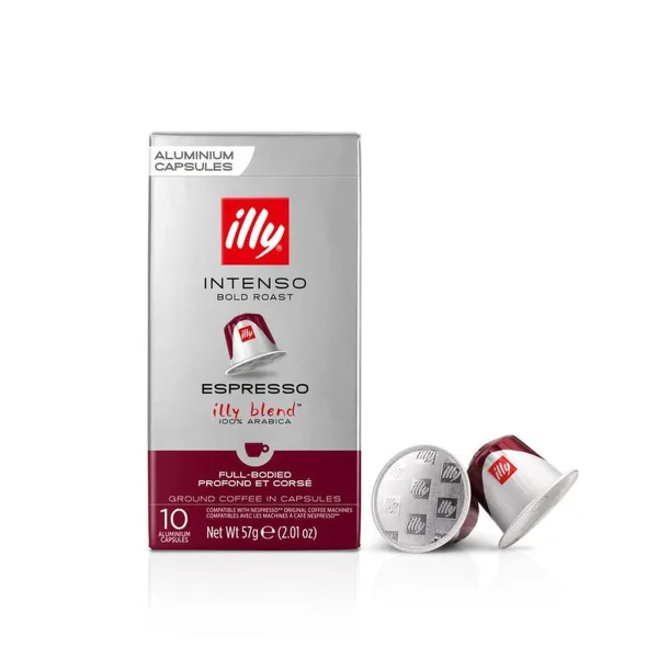 Illy INTENSO bold roast capsules compatibel NESPRESSO apparaten (10st)
