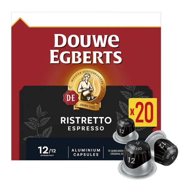 Douwe Egberts Espresso Ristretto - 20 koffiecups