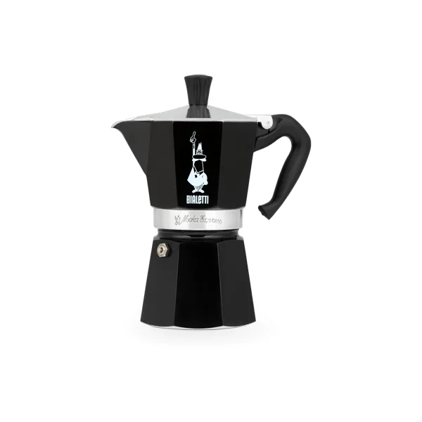 Bialetti Percolator Moka Express Zwart 6 tassen