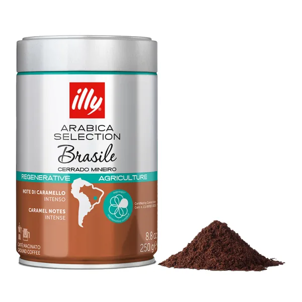 illy Arabica Selection Brasile Cerrado Mineiro - Gemalen koffie 250 GR