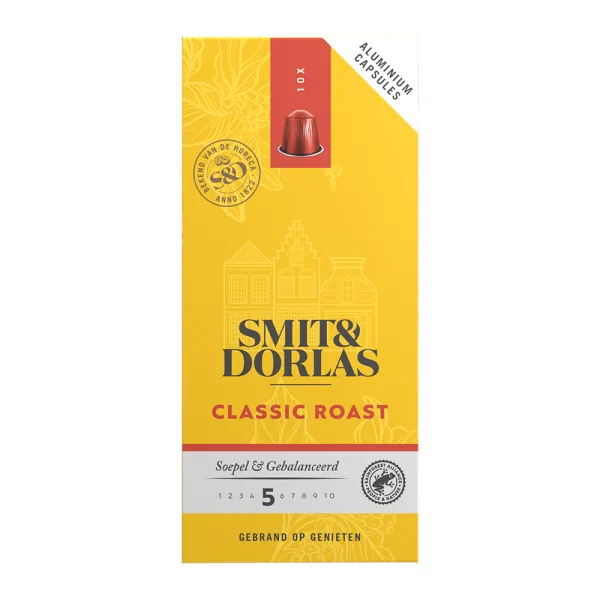 Smit & Dorlas Classic Roast - 10 koffiecups