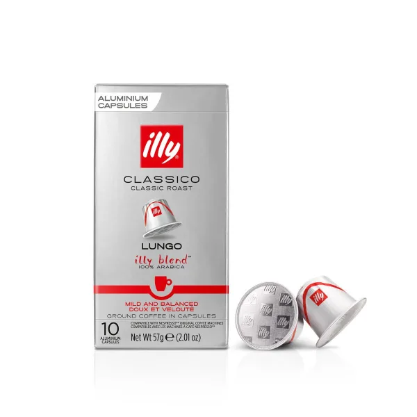 Illy LUNGO classico roast capsules compatible NESPRESSO apparaten (10st)