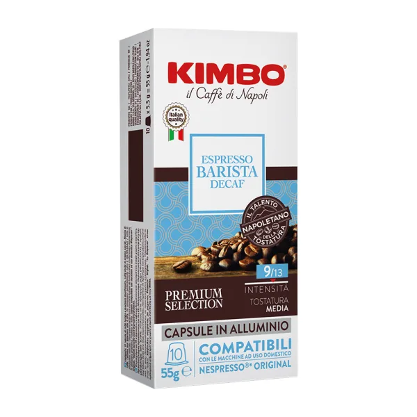 Kimbo Espresso Barista Decaf - 10 koffiecups