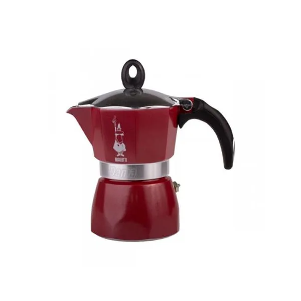 Bialetti Percolator Dama Glamour bordeau 3 tassen