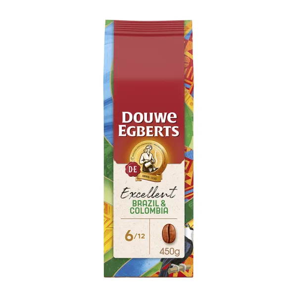 Douwe Egberts Excellent Brazilië & Colombia - Koffiebonen 450 GR