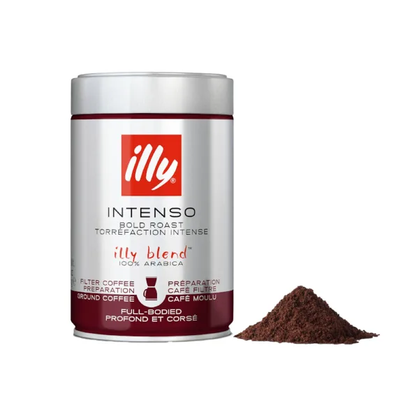 illy Intenso (Donkere Branding) - Gemalen filterkoffie 250 GR