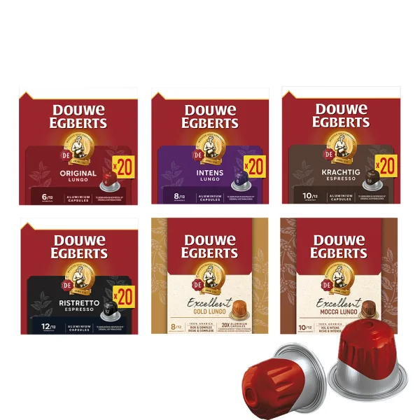 Proefpakket Douwe Egberts - 120 koffiecups