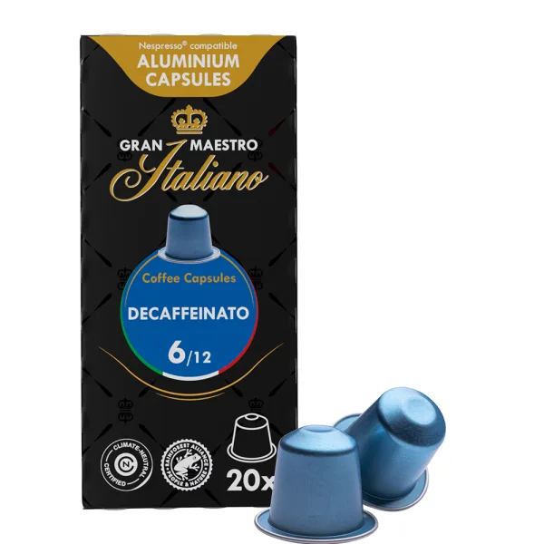 Gran Maestro Italiano Decaffeinato - 20 koffiecups
